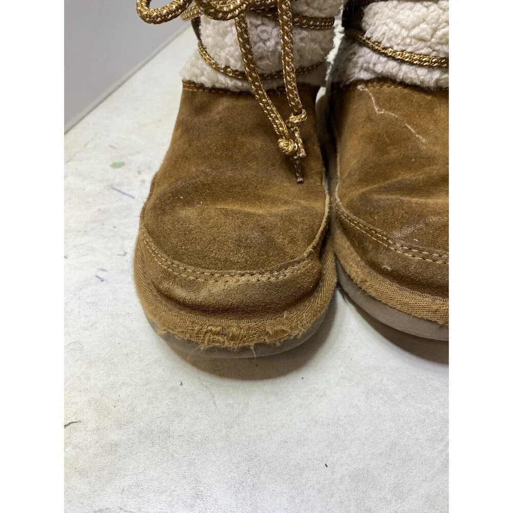 KOOLABURRA By UGG Kids Size 1 Boots Michon Short 1124110K Chestnut Brown
